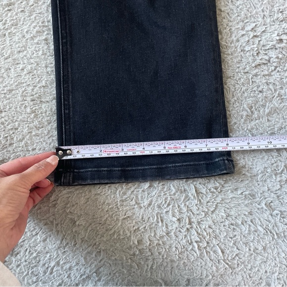 Womens Vervet Jeans Size 32P Straight Leg Black Dark Wash Stretch Style T6531 - Picture 10 of 10